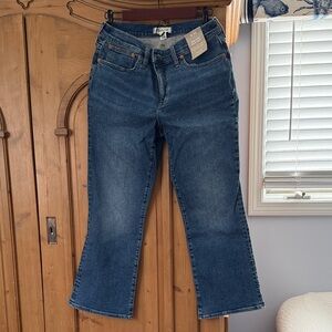 Madewell Dark Blue Flare Jeans